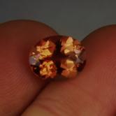 Well Cut Peach Orange Andesine Feldspar Gemstone 3.30 ct 