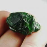 Extreme Green Siberian Chrome Diopside Rough 41.96 ct 