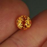 Brilliant Mandarin Spessartite Garnet Nigeria 1.50 ct 