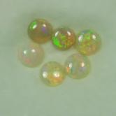 Color Play Calibrated 5 mm Opal Cabs Australia 1.76 ct tw 