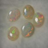 Color Play Calibrated 9 x 7 mm Opal Cabs Australia 5.00 ct tw 