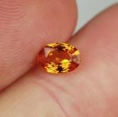 Bright and Pretty Mandarin Spessartite Garnet 0.95 ct 