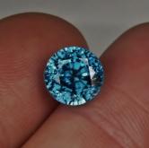 Special Color and Quality Blue Zircon Cambodia 6.28ct 