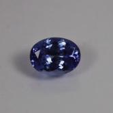 Color and Quality Natural Blue Tanzanite 1.55 ct 