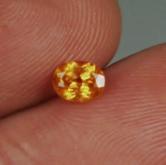 USA Cut Little Three Mine Ramona Californa Spessartite Garnet 