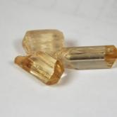 Facet Grade Yellow Scapolite / Wernerite Crystals Tanzania 10.51 ct 