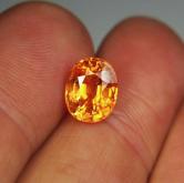 Color and Fire Mandarin Spessartite Garnet 4.18 ct 