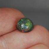 Multi-color Fire Untreated Black Matrix Opal Honduras 3.41 ct 