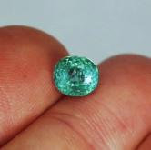 Extra Bright Bluish Green Tourmaline Afghanistan 2.04 ct 