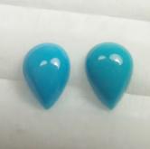 Old Stock! Natural Sleeping Beauty Turquoise Arizona Pair