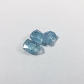Strong Color! Aquamarine Facet Rough Nigeria 3.82 grams