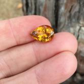 USA Cut Natural Whiskey Quartz - Citrine Brazil 6.44 Carats