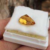 USA Cut Natural Whiskey Quartz - Citrine Brazil  6.44 Carats 