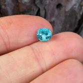 Brilliant! Natural Intense Blue Zircon Cambodia 2.37 ct 
