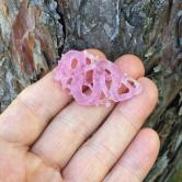 Antique California Pink Tourmaline Dragon Carving 24.9 Carats