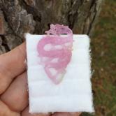 Antique California Pink Tourmaline Dragon Carving 24.9 Carats