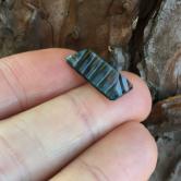 Concave Cut Collectors Natural Blue Fluorite Gemstone 10.29 Carats. 