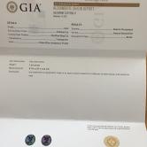 GIA Certified Natural 1.66 Carat Alexandrite Diamond Ring 14kt