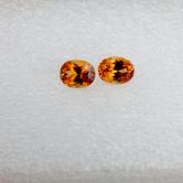 Top Cutting Dravite Sunset Tourmaline Pair Kenya 