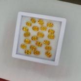 Rich Color Untreated Natural Yellow Ceylon Sapphire Lot 10.76 Carats