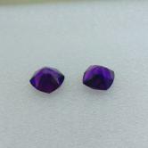 Deep Royal Purple Brazil Amethyst Pair 32.60 Carats