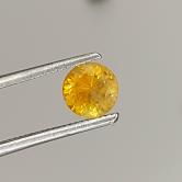 Pretty Canary Yellow - Orange Montana Sapphire 0.47 Carats 