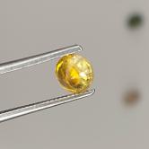 Natural Yellow - Orange Montana Sapphire 0.47 Carats 