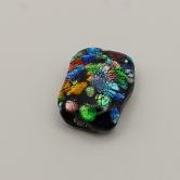 Unique Melted Dichroic Glass Freeform Cabochon