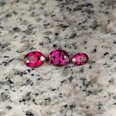 Quality Tanga Rhodolite Garnet Lot  Tanzania 2.43 Carats