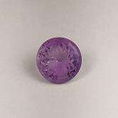 Unique Spider Amethyst | Custom Pavilion Etching 4.37 ct 