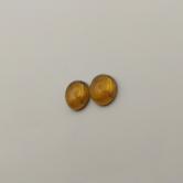 Pretty Color Honey Quartz Cabochon Ovals 9.30 Carats