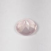 6.09 ct Light Rose Quartz | Custom Portuguese Cut