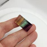 Big Multi-Color Natural Banded Florite Brazil 45.37 Carats