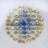 Pretty Montana Sapphire Multi - Color Suite 3.66 Carats