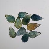 Old Stock Natural Montana Sapphire Briolette Lot