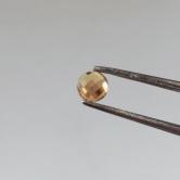 Natural Yellow Montana Sapphire Rose Cut  0.55 Carats