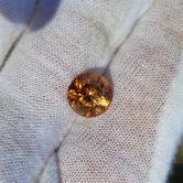 Golden Orange-Brown Tourmaline Tanzania 4.24 Carats