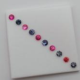 Natural Burmese Spinel Lot 10pcs 2.5 mm