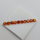Cinnamon Orange Grossular Hessonite Garnet Lot Sri Lanka 2.88 Carats