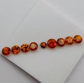 Cinnamon Orange Grossular Hessonite Garnet Lot Sri Lanka 2.68 Carats