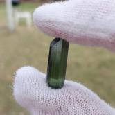 Terminated Green Tourmaline Crystal Rough Nigeria 6.72 Carats