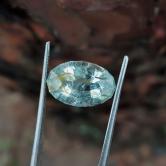 Large Natural Light Blue Montana Sapphire 4.21 Carats