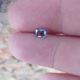 Blue to Purple Color-Shift Montana Sapphire 0.55 Carats 
