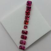 Quality Rhodolite Garnet Lot Tanzania 3.44 Carats