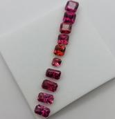 Quality Rhodolite Garnet Lot Tanzania 3.44 Carats