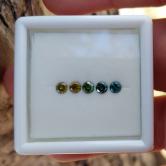 Pretty Multi-Color Diamond Suite 0.75 Carats