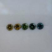 Pretty Multi-Color Diamond Suite 0.75 Carats