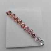 Quality Pink Tourmaline Suite Nigeria 4.5 mm 3.43 Carats