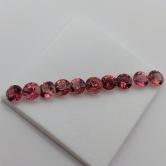Pink Tourmaline Suite Nigeria 4.5 mm 3.35 Carats