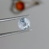 Natural White Ceylon Sapphire 0.81 Carats